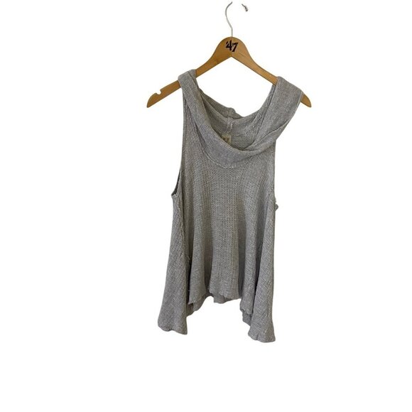 Free People We The Free Grey Women's Swing It Cowl Neck Tank - XS - Picture 1 of 12